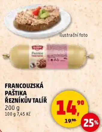 Penny Market Francouzská paštika řezníkův talíř nabídka