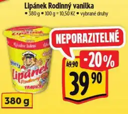 Albert Lipánek Rodinný vanilka nabídka