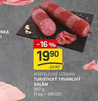 Flop TURISTICKÝ TRVANLIVÝ SALÁM 100g nabídka