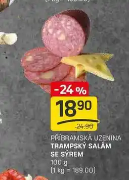 Flop TRAMPSKÝ SALÁM SE SÝREM 100g nabídka