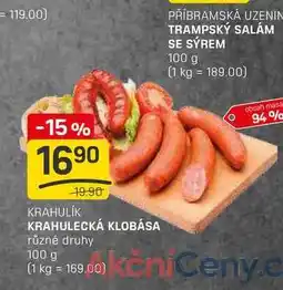 Flop KRAHULECKÁ KLOBÁSA 100g nabídka