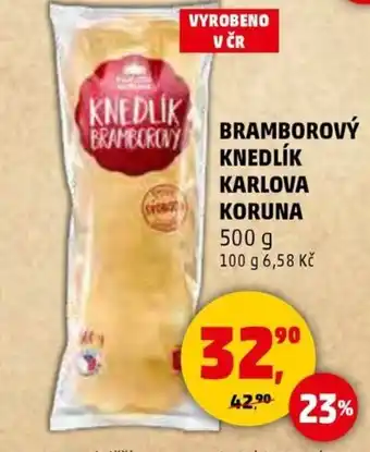 Penny Market Bramborový knedlík karlova koruna nabídka