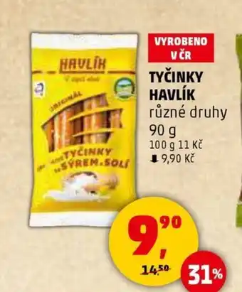 Penny Market Tyčinky havlík nabídka