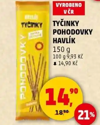 Penny Market Tyčinky pohodovky havlík nabídka