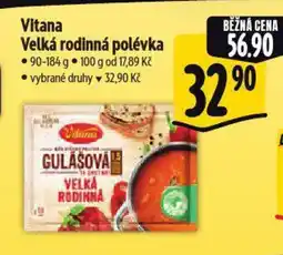 Albert Vitana Velká rodinná polévka nabídka