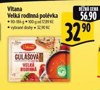 Albert Vitana Velká rodinná polévka nabídka