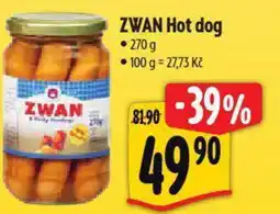 Albert ZWAN Hot dog nabídka