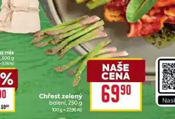 Billa Chřest zelený balení, 250 g nabídka