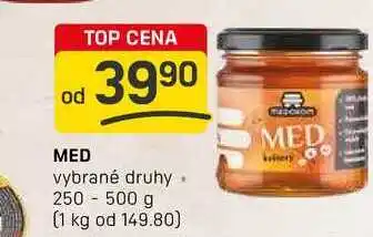 Flop MED vybrané druhy. 250 - 500 g nabídka