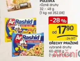 Flop OŘECHY PRAŽENÉ vybrané druhy 60-200 g nabídka