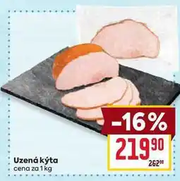 Billa Uzená kýta cena za 1 kg nabídka