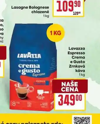 Billa Lavazza Espresso Crema e Gusto Zrnková Κάνα 1 kg nabídka