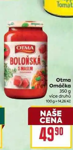 Billa Otma Omáčka 350 g nabídka