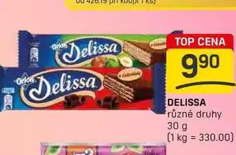 Flop DELISSA různé druhy 30 g nabídka