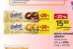 Flop SEDITA RODINNÉ VĚNEČKY různé druhy 100 g nabídka