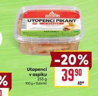 Billa Utopenci v aspiku 255 g nabídka