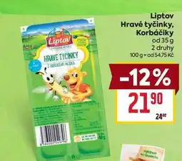 Billa Liptov Hravé tyčinky, Korbáčiky od 35 g nabídka