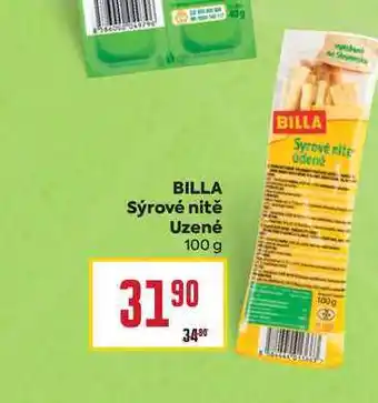 Billa BILLA Sýrové nitě Uzené 100 g nabídka