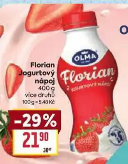 Billa Florian Jogurtový nápoj 400 g nabídka