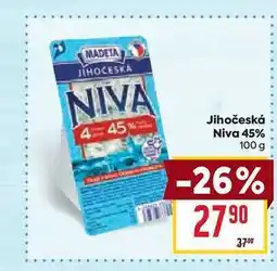 Billa Jihočeská Niva 45% 100 g nabídka