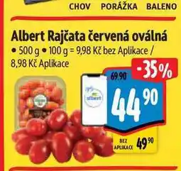 Albert Albert Rajčata červená oválná 500 g nabídka