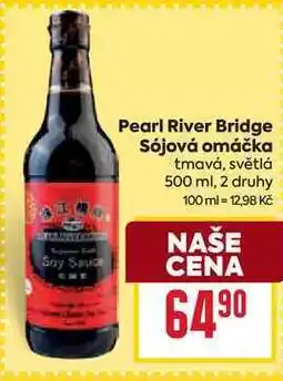 Billa Pearl River Bridge Sójová omáčka tmavá, světlá 500 ml nabídka