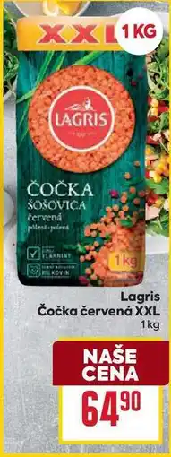 Billa Lagris Čočka červená XXL 1kg nabídka