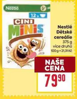 Billa Nestlé Dětské cereálie 375 g nabídka