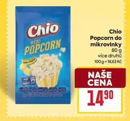 Billa Chio Popcorn do mikrovlnky 80 g nabídka