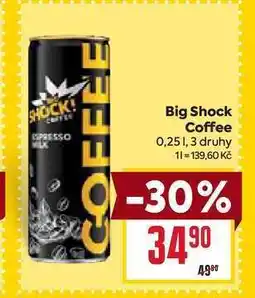 Billa Big Shock Coffee 0,25l nabídka