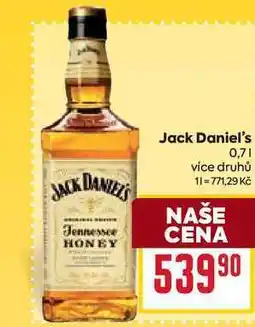 Billa Jack Daniel's 0,7l nabídka