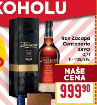 Billa Ron Zacapa Centenario 23YO 0,7l nabídka