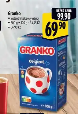 Albert Granko instantní kakaový nápoj 200 g nabídka