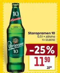 Billa Staropramen 10 0,5l nabídka