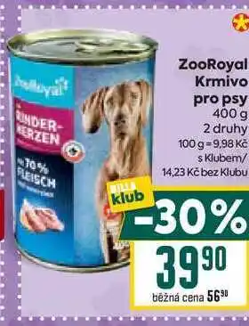 Billa ZooRoyal Krmivo pro psy 400 g nabídka