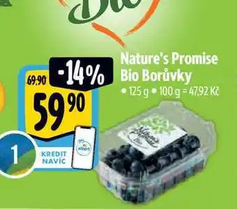 Albert Nature's Promise Bio borůvky 125 g nabídka