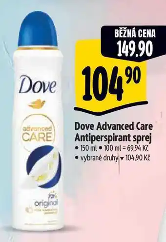 Albert Dove Advanced Care Antiperspirant sprej 150 ml nabídka