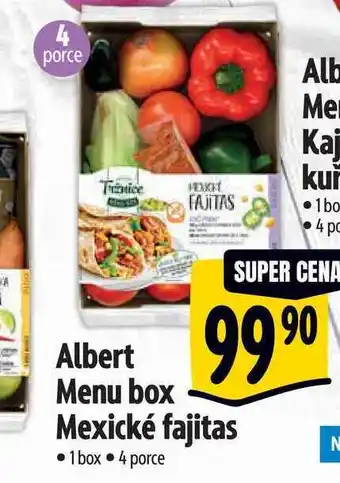 Albert Albert Menu box Mexické fajitas 1 box nabídka