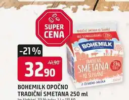 Trefa BOHEMILK OPOČNO TRADIČNÍ SMETANA 250 ml nabídka