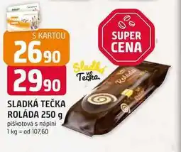 Trefa SLADKÁ TEČKA ROLÁDA 250 g piškotová s náplní nabídka