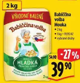 Albert Babiččina volba Mouka nabídka