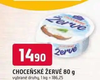 Trefa CHOCEŇSKÉ ŽERVÉ 80 g nabídka