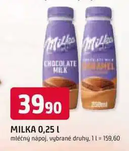 Trefa MILKA 0,25 L nabídka