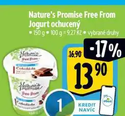 Albert Nature's Promise Free From Jogurt ochucený 150 g nabídka