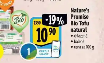 Albert Nature's Promise Bio Tofu natural 100 g nabídka