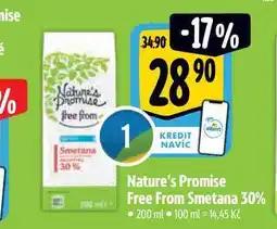 Albert Nature's Promise Free From Smetana 30% 200 ml nabídka