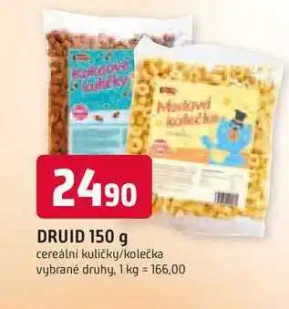 Trefa DRUID 150 g cereální kuličky/kolečka vybrané druhy nabídka