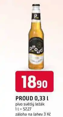 Trefa PROUD 0,33 L pivo světlý ležák nabídka