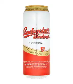 Trefa Budweiser Budvar B:Original (plechovka) 0.5l nabídka