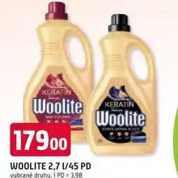 Trefa WOOLITE 2,7 L/45 PD vybrané druhy nabídka